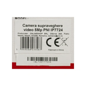 Camera supraveghere video PNI IP7724 5 MP, de exterior