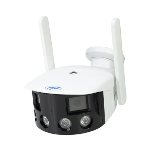 Pachet Camera supraveghere video PNI IP590, wireless, cu IP, Dual lens, 2 x 2MP + Card de memorie Mi