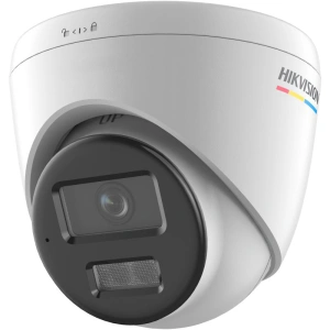 Camera de supraveghere IP Turret 2MP ColorVu Hikvision DS-2CD1327G2H- LIU(4MM), lentila fixa 4mm, iluminare: Color: 0.0005 Lux @ (F1.0, AGC ON),B/W: 0 Lux with IR: 30m, microfon incorporat, interfata: 1 x RJ45 10 M/100 M self-adaptive Ethernet port, alarm