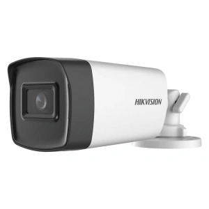 Camera supraveghere Turbo HD bullet Hikvision DS-2CE17H0T-IT3E(2.8mm) C, 5MP, POC, rezolutie 2560 × 1944 @20fps, iluminare 0.01 Lux @ (F2.0, AGC ON), 0 Lux cu IR, lentila 2.8mm, distanta IR 40m, Digital WDR, BLC, HLC, Global, 2D DNR, ICR, 1 HD analog outp