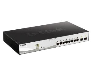 Switch D-Link DGS-1210-10MP, Gigabit, 8 porturi, PoE - Img 2