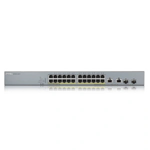Switch Zyxel Gigabit GS1350-26HP, 24 porturi, PoE - Img 2
