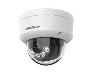 Camera de supraveghere IP Dome 4MP Smart Hybrid Light Hikvision DS-2CD1143G2-LIU(2.8MM), lentila fixa 2.8mm, iluminare min: Color: 0.005 Lux @ (F1.6, AGC ON),B/W: 0 Lux cu IR 30m, microfon incorporat, alarma la evenimente: motion detection, video tamperin