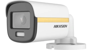 Camera de supraveghere Mini Bullet 8MP Hikvision DS-2CE10UF3T-E(2.8MM), lentila fixa 2.8mm, iluminare: 0.0005 Lux@(F1.0, AGC ON), 0 Lux cu lumina alba, lumina alba:20m, iesire: 1x analog HD, alimenatre: 12 VDC, PoC, protectie: IP67, dimensiuni: 161.1 mm ×