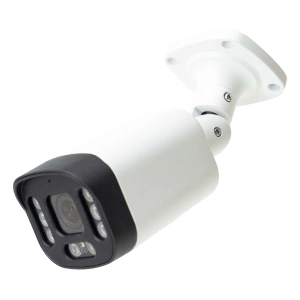 Camera supraveghere video PNI IP7726 6MP, 8 LED-uri BlackLight, lentila 4mm, 12V, pentru exterior, alb