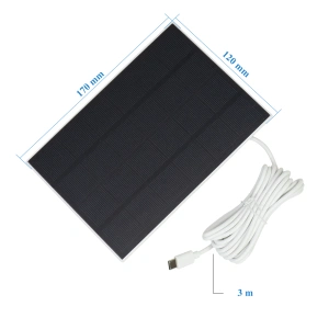Camera supraveghere video PNI IP774 4MP, panou solar 3W, acumulator 4000mAh incorporat, detectie mis