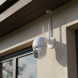 Camera supraveghere video wireless PNI IP840 WiFi, PTZ, 8MP 4K, slot micro SD, stand-alone, functii 