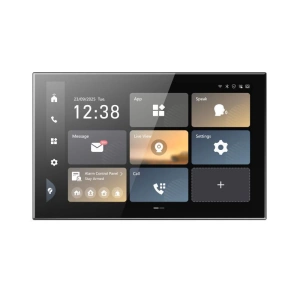 Monitor videointerfon color Hikvision DS-KH9570-WTE1/S, 10.1-inch colorful IPS touch screen, rezolutie: 1920 × , 1 RJ-45 10/100 Mbps, Wi- Fi 6, 2.4 GHz & 5GHz, alimentare: 12 VDC, 2.5 A; IEEE 802.3at, Standard PoE, temperatura de functionare: -10 °C to 50