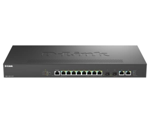 Switch D-Link DMS-1250-12TP/E, Gigabit, 8 porturi + 2 porturi SFP+, PoE