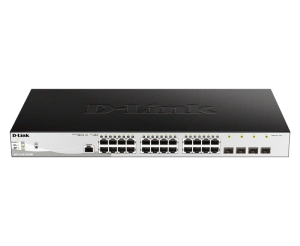 Switch D-Link Gigabit DGS-1210-28P/ME, 24 porturi, PoE