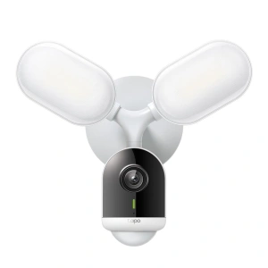 Cameră de supraveghere cu proiectoare TP-LINK TAPO C720, senzor imagine Starlight CMOS cu scanare progresivă 1/3, Apertură: F2.1, 2× proiectoare (Temperatură culoare: 5000K, luminiozitate: 2800 de lumeni), rezolutie maxima 2560 × 1440 px, frame rate 15 fp