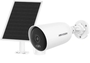 Camera de supraveghere IP Bullet 4MP 4G Hikvision DS-2CFS04/4G(2.8MM), lentila fixa: 2.8mm, iluminare min: Color: 0.005 Lux @ (F1.6, AGC ON) cu lumina alba: 30m, IR: 30m, microfon incorporat, difuzor incorporat, slot card de memorie: microSD/microSDHC/mic