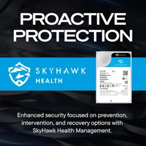 HDD Surveillance Seagate SkyHawk AI, 32 TB, 7200 rpm, 512 MB, SATA III - Img 3