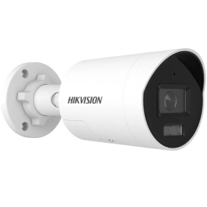 Camera de supraveghere IP Bullet 4MP Smart Hybrid Light with ColorVu Hikvision DS-2CD2047G3-LI2UY/SL(2.8MM), lentila fixa 2.8mm, iluminare min: Color: 0.0008 Lux @ (F1.0, AGC ON),0 Lux cu IR 40m, microfon incorporat, difuzor incorporat, interfata audio: 1