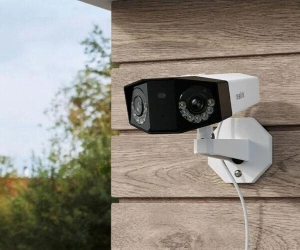 Camera de supraveghere Reolink Duo 2 PoE; DUO SERIES P730 Senzor: 1/2.7"CMOS Rezolutie video: 8 Megapixeli (4608x1728 pixeli) Cadre/secunda: 20 FPS Lentila varifocala: 3.2mm Diafragma: F2.0 Unghi de vizualizare: orizontal: 180°/vertical: 60° Distanta ilum