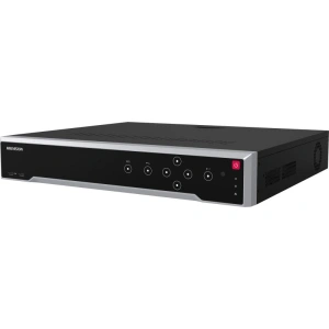 NVR Hikvision 64 canale DS-7764NI-M4, 2-ch@32 MP (30 fps)+2-ch@ 8MP（30fps）/10-ch@8 MP (30 fps)/20-ch@4 MP (30 fps)/40-ch@1080p (30 fps), iesiri: 2 x HDMI, 1xVGA, 1 eSATA interface, 4 SATA interfaces, alimenatre: 100 to 240 VAC, 50 to 60 Hz, dimensiuni: 44