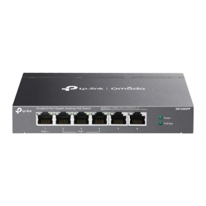 Switch TP-Link Omada DS106GPP, Gigabit, 6 porturi, PoE