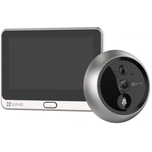 Vizor Wireless EZVIZ,CS-DP2C-A0-6E2WPFBS;1/3" Progressive Scan CMOS, 2.0 mm @ F2.2, visual angle (diagonal):155°,ICR infrared filter,Max. 5 m, 1080p / 2MP, 15fps, PIR angle 110°, Max. 5m (20 ft), MicroSD card(max. 256 GB)， Built-in high sensitivity microp