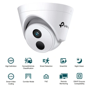 Camera IP Turret TP-Link C420I(4mm), 2MP, Lentila 4mm, IR 30ml, rezolutie video 1920 × 1080, +/H.265/H.264+/H.264, - Img 3