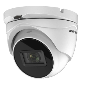 Camera supraveghere Hikvision TURRET DS-2CE79H8T-AIT3ZF(2.7- 13.5mm); 5MP; Ultra-low light; 5 MP CMOS; rezolutie: 2560 × 1944@20fps; iluminare: 0.003 Lux @ (F1.2, AGC ON), 0 Lux with IR; lentila varifocala motorizata: 2.7-13.5mm, distanta IR: 60m, Smart I