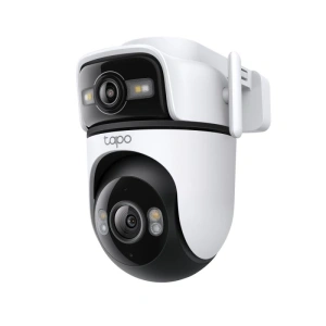 Outdoor Dual Lens Pan/Tilt Security Camera SPEC:2K (2304x1296) & 2K (2304x1296), 2.4 GHz, 2 × External Antennas,1 × Ethernet Port ,Horizontal 360º FEATURE: Dual Lens , Pan/Tilt, Color Night Vision, Smart AI Detection and Notifications (motion, people, pet