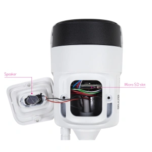 Pachet camera supraveghere video wireless PNI IP52LR si Panou solar fotovoltaic PNI PSF6020A