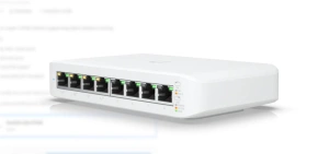 Switch Ubiquiti UniFi Switch Lite 8 PoE, 8 porturi, Gigabit, PoE