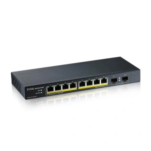 Switch Zyxel GS1100-10HP v2, Gigabit, 8 porturi, PoE