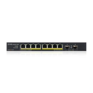Switch Zyxel GS1100-10HP v2, Gigabit, 8 porturi, PoE - Img 2
