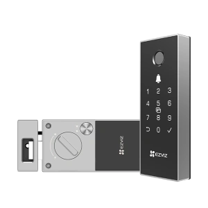 YALA ELECTRONICA EZVIZ DL06 PRO, Comunicare: EZVIZ Connect 2.4G Wi-Fi, Putere de lucru: 4 Baterii AA Alkaline, Temp de functionare: 25 °C to 55 °C, Dimensiuni: Panou frontal: 154mm × 61mm × 18mm, Panoul din spate: 155mm × 76mm × 33.5mm, greutate: 520g.