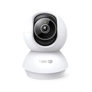 Pan/Tilt AI Home Security Wi-Fi Camera SPEC: 4K 8MP (3840×2160), 2.4 GHz, Horizontal 360º FEATURE: Pan/Tilt, Smart AI Detection and Notifications (motion, people, pets, cars, baby crying, abnormal sound), AI Smart Tracking, Sound and Light Alarm, Remote C