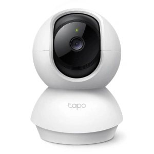 Pan/Tilt Home Security Wi-Fi Camera SPEC: 1080p, 2.4 GHz, Horizontal 360º FEATURE: Pan/Tilt, Smart Detection and Notifications (motion, people, baby crying), Motion Tracking, Sound and Light Alarm, Remote Control, Two-Way Audio, Voice Control (Works with