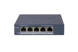 Switch Hikvision Gigabit DS-3E1505P-EI, 5 porturi, 4 PoE