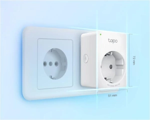TP-Link MINI SMART WI-FI SOCKET TAPO P100 (4-PACK), Protocol: IEEE 802.11b/g/n, Bluetooth 4.2 (for onboarding only), 2.4 GHz, Android 4.4 or higher, iOS 9.0 or higher, AC 220-240 V~50/60 Hz 10 A, Maximum Load, 2300 W, 10 A. - Img 2