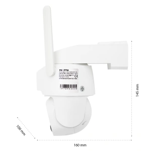 Camera supraveghere video PNI IP794 cu Wi-Fi, PTZ, dual lens 2MP + 2MP, panou solar 5.5W, acumulator