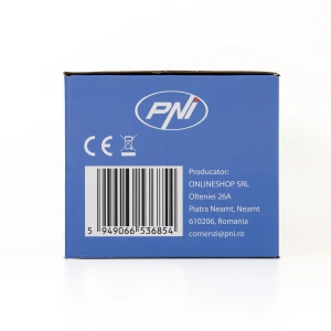 Camera supraveghere video PNI IP808J POE, 8MP, black light, lentila 2.8mm, pentru exterior, alb