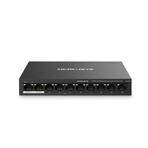 Switch Mercusys MS110P, Fast Ethernet, 10 porturi, PoE