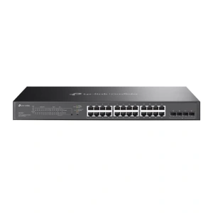Switch TP-Link Omada 28-Port Gigabit Smart Switch with 16-Port PoE+, 24 porturi
