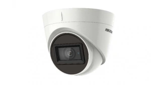 Camera supraveghere Hikvision Turbo HD turret DS-2CE78H8T-IT3F(2.8mm), 5MP, senzor: megapixel progressive scan CMOS, rezolutie: 2560 × 1944@ 20fps, iluminare: Color: 0.003 Lux@(F1.2, AGC ON), 0 Lux cu IR, lentila: 2.8mm, distanta IR: 60m, EXIR 2.0, smart