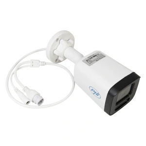 Camera supraveghere video PNI IP515J POE, bullet 5MP, 2.8mm, pentru exterior, audio bidirectional, a