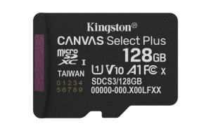 Card de memorie Kingston Canvas Select Plus Gen3 Micro-SDXC, 128 GB, Class 10
