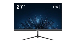 Monitor Hikvision 27" DS-D5027F3-2P2; E-LED backlight, 8 bit LVDS FHD; Multiple inputs: HDMI1.4 ×1，VGA×1; Brightness: 300 cd/m2; Contrast: 1300:1; Response Time: 14ms; Working condition: 7*24h; VESA: 100 mm ×100 mm ( 4-M4 × 10 mm); Dimensiuni: 24.16 (W) ×