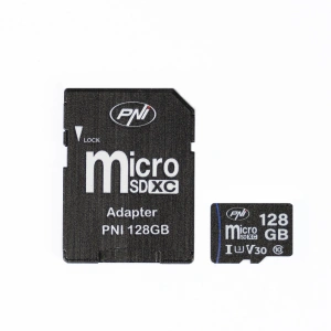 Pachet Camera supraveghere video PNI House IP575 5MP WiFi cu IP + Card de memorie MicroSD PNI 128GB 
