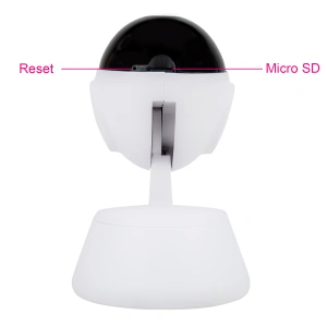 Pachet Camera supraveghere video PNI IP720LR, 1080P, 2MP, IP, P2P, PTZ si card de memorie microSD PN