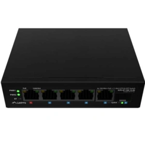 Switch Lanberg ILFE-4P-1GE-1S-90, 4 porturi, PoE