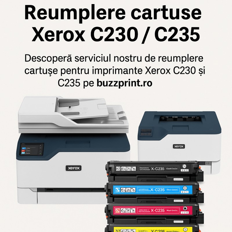 Reumplere cartuse Xerox C230 / C235