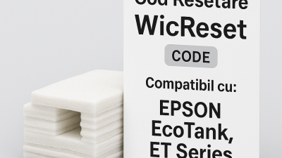 Cod Resetare WICReset + Bureti pentru imprimante Epson EcoTank