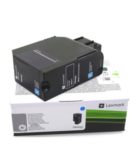 Cartus Original Lexmark 71C2HC0 CS730 CS735 CX730 Cyan 10.5K