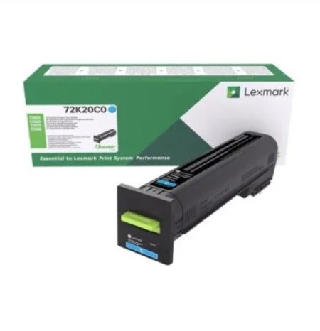 Cartus original Lexmark 72K20C0 Cyan 8K CS820 CX820 CX825 CX860