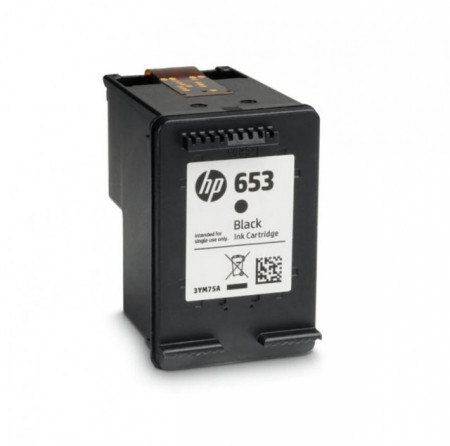 Cartus original HP 653 3YM75AE Negru 200 pagini - Img 2